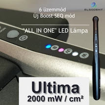 ULTIMA &quot;ALL IN ONE&quot; LED Lámpa N Fekete Színben + 3 csomag PureFill Bio+ tömőanyag