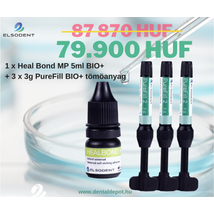 BIO+ Töméskészítő csomag, 3x PureFill Kompozit+Bond