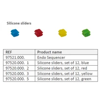 37520.000.4 Silicone sliders Green 12 darab